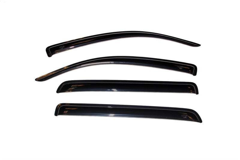 AVS 07-18 Toyota Tundra Crewmax Ventvisor Outside Mount Window Deflectors 4pc - Smoke AVS Wind Deflectors AXOPROS
