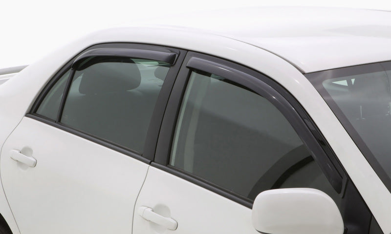 AVS 08-12 Chevy Malibu Ventvisor In-Channel Front & Rear Window Deflectors 4pc - Smoke AVS Wind Deflectors AXOPROS