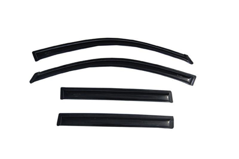 AVS 08-13 Toyota Highlander Ventvisor Outside Mount Window Deflectors 4pc - Smoke AVS Wind Deflectors AXOPROS