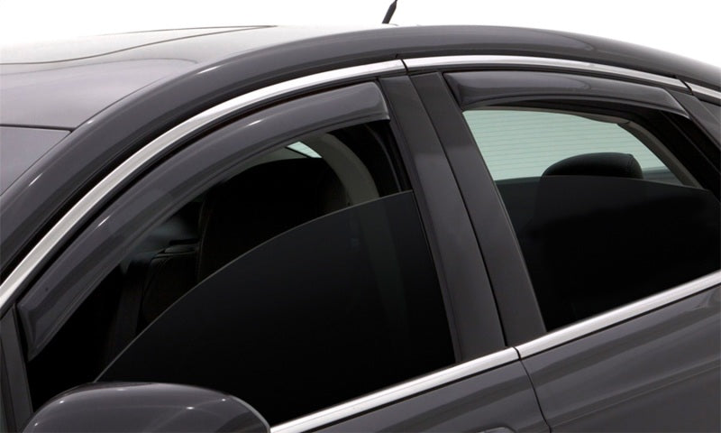 AVS 08-14 Dodge Avenger Ventvisor In-Channel Front & Rear Window Deflectors 4pc - Smoke AVS Wind Deflectors AXOPROS