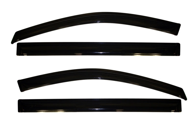 AVS 08-16 Chrysler Town & Country Ventvisor Outside Mount Window Deflectors 4pc - Smoke AVS Wind Deflectors AXOPROS