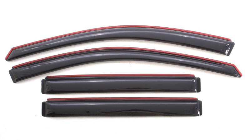 AVS 08-17 Buick Enclave Ventvisor In-Channel Front & Rear Window Deflectors 4pc - Smoke AVS Wind Deflectors AXOPROS