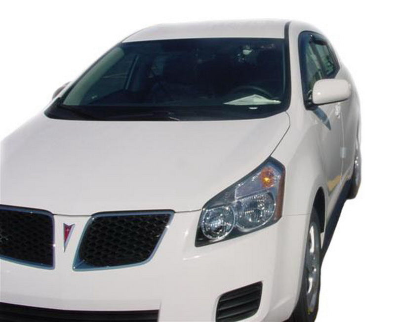AVS 09-10 Pontiac Vibe Ventvisor Outside Mount Window Deflectors 4pc - Smoke AVS Wind Deflectors  AXOPROS