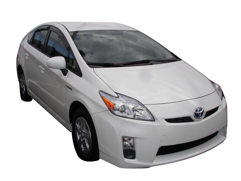 AVS 10-15 Toyota Prius (Excl. V Model) Ventvisor Outside Mount Window Deflectors 4pc - Smoke AVS Wind Deflectors AXOPROS
