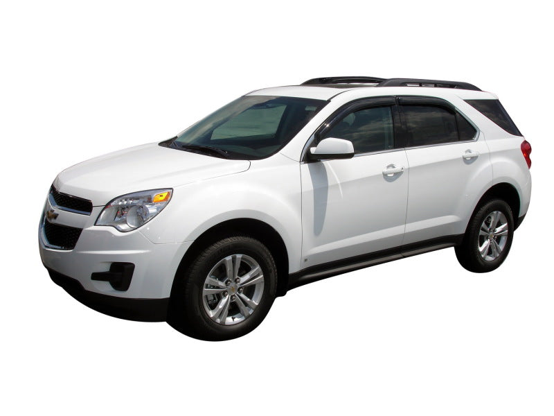 AVS 10-17 Chevy Equinox Ventvisor Outside Mount Window Deflectors 4pc - Smoke AVS Wind Deflectors AXOPROS