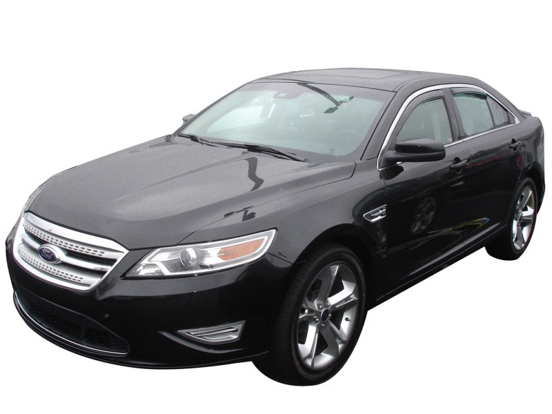 AVS 10-18 Ford Taurus Ventvisor In-Channel Front & Rear Window Deflectors 4pc - Smoke AVS Wind Deflectors AXOPROS