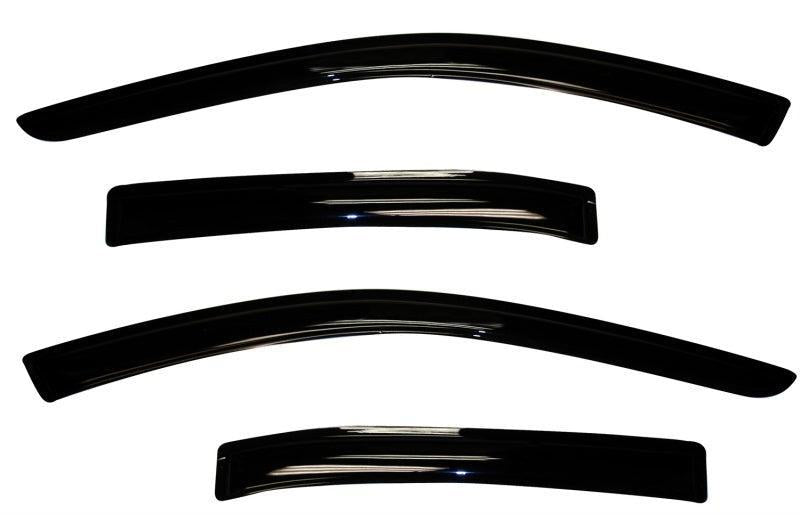 AVS 10-18 Ford Taurus Ventvisor Outside Mount Window Deflectors 4pc - Smoke AVS Wind Deflectors AXOPROS