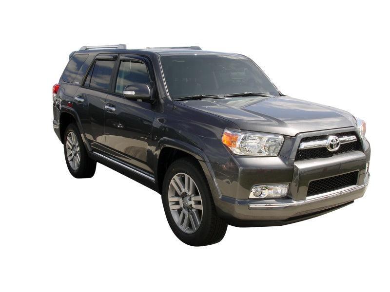 AVS 10-18 Toyota 4Runner Ventvisor Outside Mount Window Deflectors 4pc - Smoke AVS Wind Deflectors AXOPROS