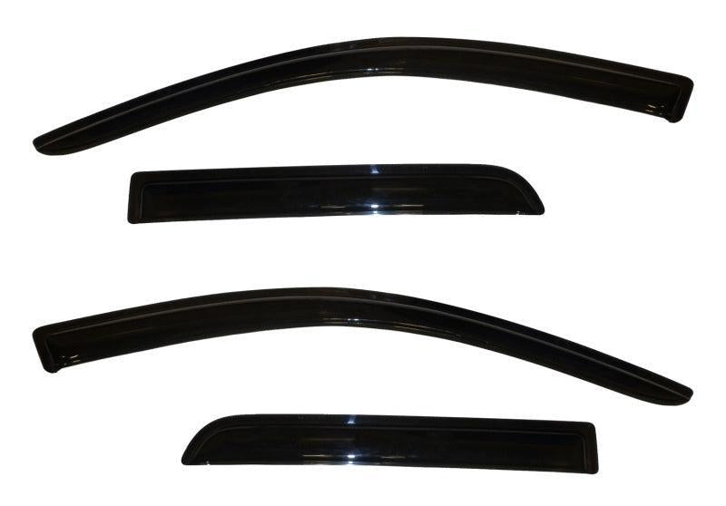 AVS 11-13 Mitsubishi Outlander Sport Ventvisor Outside Mount Window Deflectors 4pc - Smoke AVS Wind Deflectors AXOPROS
