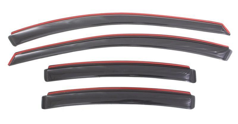 AVS 11-15 Chevy Cruze Ventvisor In-Channel Front & Rear Window Deflectors 4pc - Smoke AVS Wind Deflectors AXOPROS