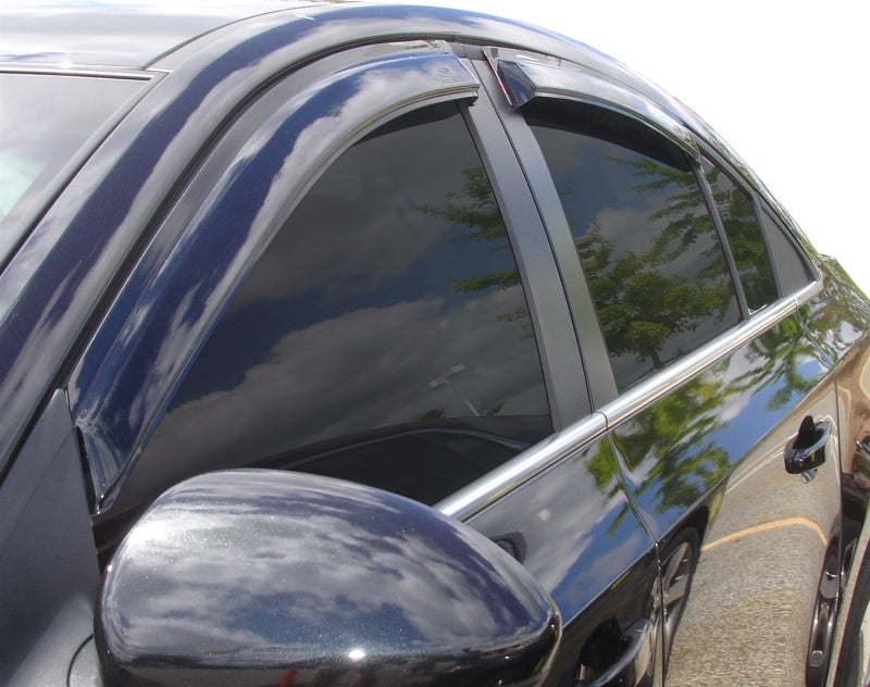 AVS 11-15 Chevy Cruze Ventvisor Outside Mount Window Deflectors 4pc - Smoke AVS Wind Deflectors AXOPROS