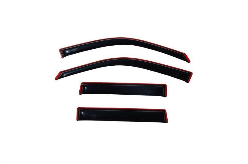 AVS 11-17 Honda Odyssey Ventvisor In-Channel Front & Rear Window Deflectors 4pc - Smoke AVS Wind Deflectors AXOPROS