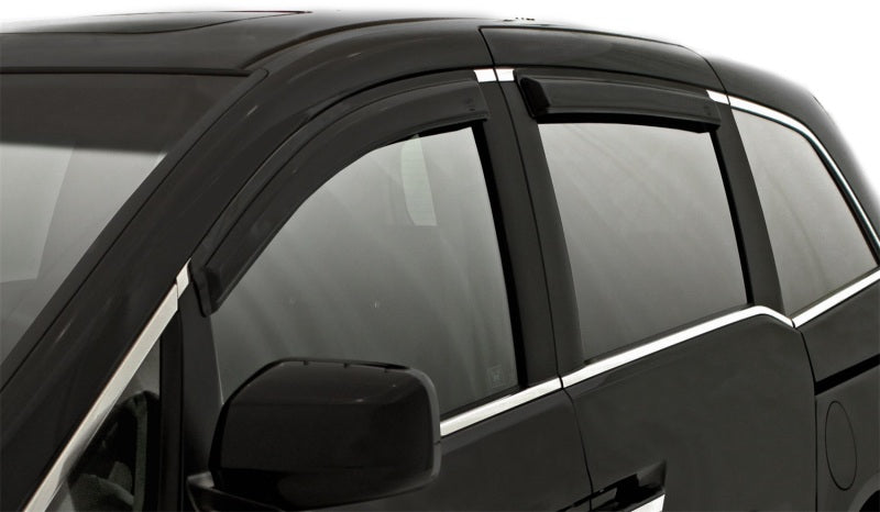 AVS 11-17 Honda Odyssey Ventvisor Outside Mount Window Deflectors 4pc - Smoke AVS Wind Deflectors AXOPROS