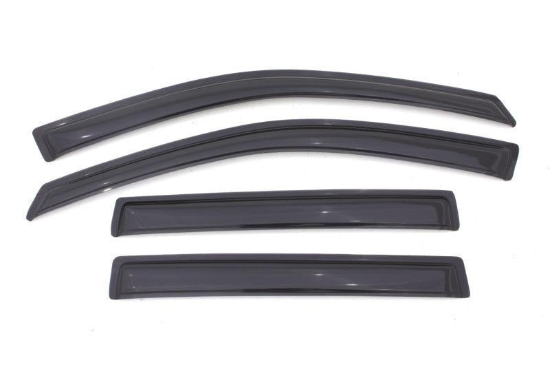 AVS 11-17 Jeep Compass (Old Body Style) Ventvisor Outside Mount Window Deflectors 4pc - Smoke AVS Wind Deflectors AXOPROS