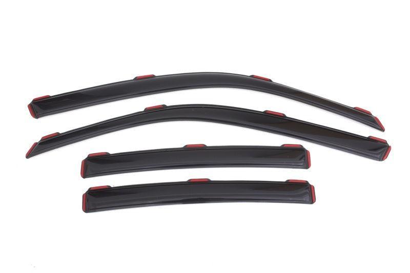 AVS 11-18 Dodge Charger Ventvisor In-Channel Front & Rear Window Deflectors 4pc - Smoke AVS Wind Deflectors AXOPROS