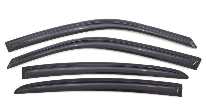 AVS 11-18 Dodge Charger Ventvisor Outside Mount Window Deflectors 4pc - Smoke AVS Wind Deflectors AXOPROS