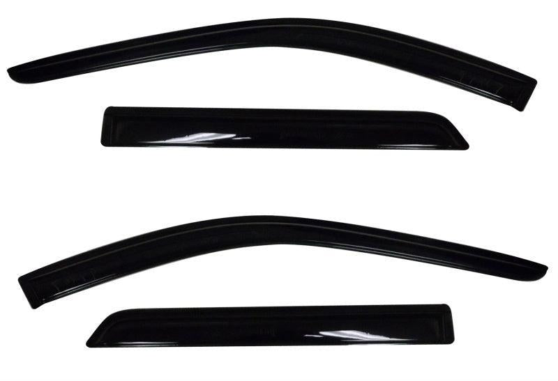 AVS 11-18 Dodge Durango Ventvisor Outside Mount Window Deflectors 4pc - Smoke AVS Wind Deflectors AXOPROS