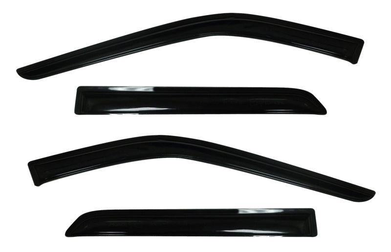 AVS 11-18 Ford Explorer Ventvisor Outside Mount Window Deflectors 4pc - Smoke AVS Wind Deflectors AXOPROS