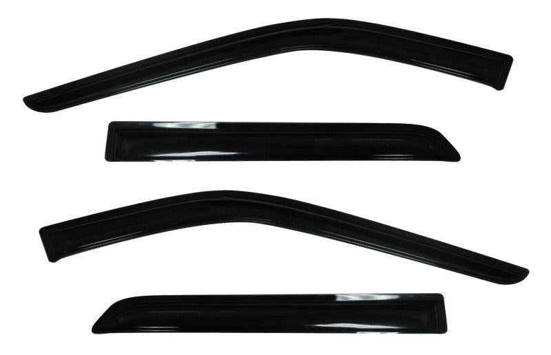 AVS 11-18 Ford Explorer Ventvisor Outside Mount Window Deflectors 4pc - Smoke AVS Wind Deflectors AXOPROS