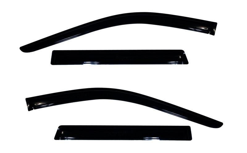 AVS 11-18 Jeep Grand Cherokee Ventvisor Outside Mount Window Deflectors 4pc - Smoke AVS Wind Deflectors AXOPROS