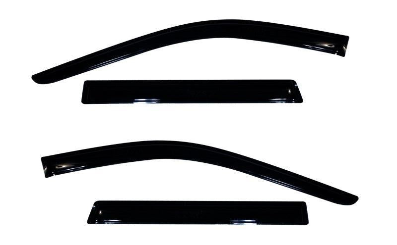 AVS 11-18 Jeep Grand Cherokee Ventvisor Outside Mount Window Deflectors 4pc - Smoke AVS Wind Deflectors AXOPROS