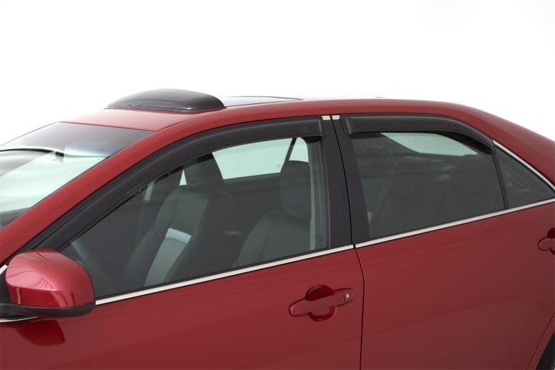 AVS 12-14 Toyota Camry Ventvisor Outside Mount Window Deflectors 4pc - Smoke AVS Wind Deflectors AXOPROS