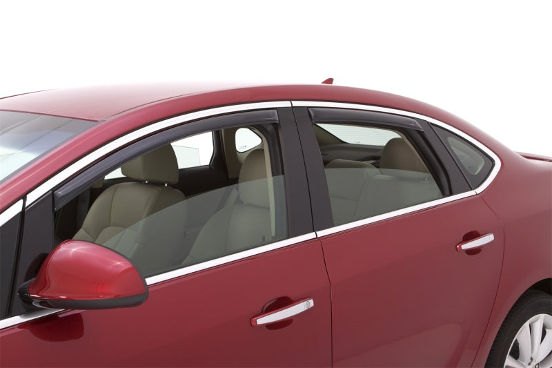 AVS 12-17 Buick Verano Ventvisor In-Channel Front & Rear Window Deflectors 4pc - Smoke AVS Wind Deflectors AXOPROS