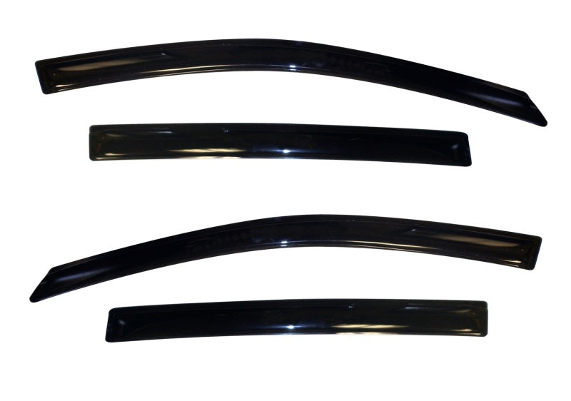AVS 12-18 Chevy Sonic Hatch (5 Door) Ventvisor Outside Mount Window Deflectors 4pc - Smoke AVS Wind Deflectors AXOPROS