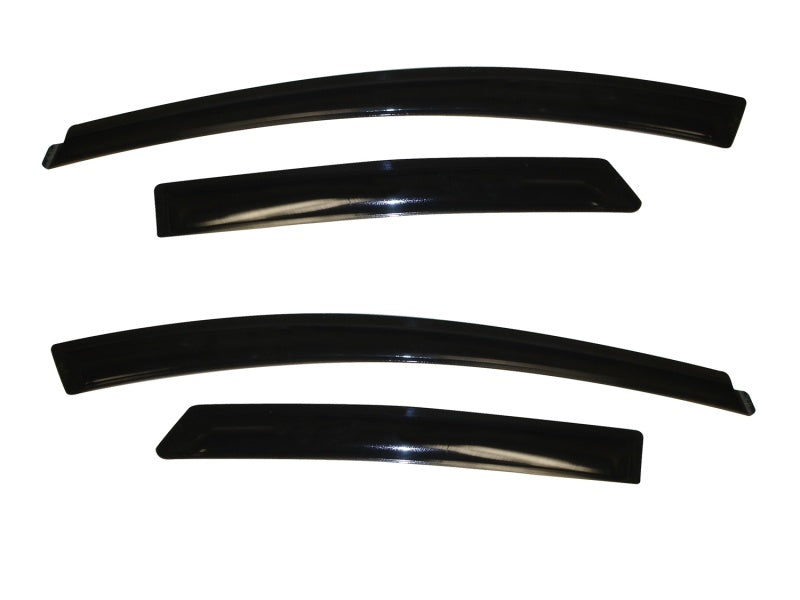AVS 12-18 Ford Focus Ventvisor Outside Mount Window Deflectors 4pc - Smoke AVS Wind Deflectors AXOPROS