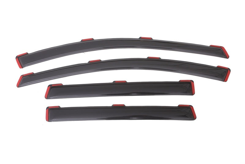AVS 13-18 Ford Escape Ventvisor In-Channel Front & Rear Window Deflectors 4pc - Smoke AVS Wind Deflectors AXOPROS
