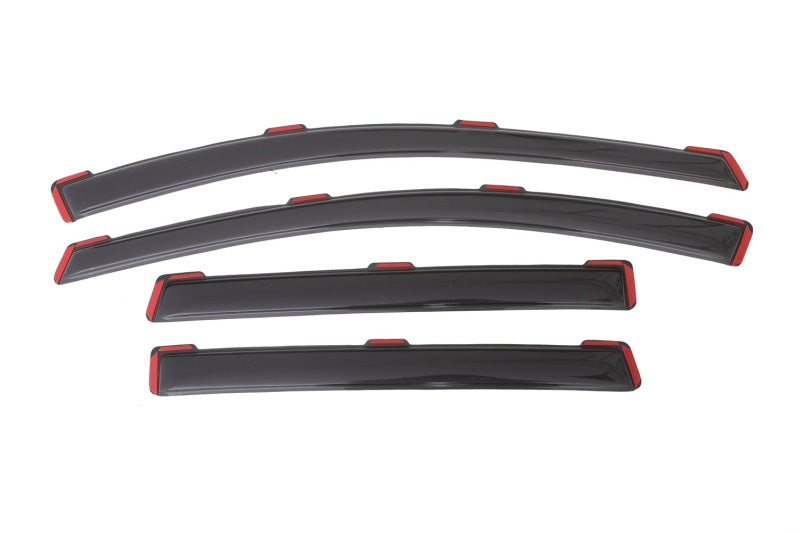 AVS 13-18 Ford Escape Ventvisor In-Channel Front & Rear Window Deflectors 4pc - Smoke AVS Wind Deflectors AXOPROS