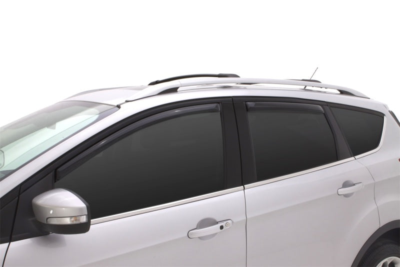AVS 13-18 Ford Escape Ventvisor In-Channel Front & Rear Window Deflectors 4pc - Smoke AVS Wind Deflectors AXOPROS