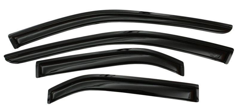 AVS 14-18 Kia Forte Ventvisor Outside Mount Window Deflectors 4pc - Smoke AVS Wind Deflectors AXOPROS