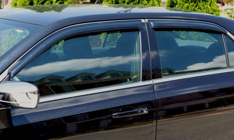 AVS 16-18 Honda Civic Ventvisor Outside Mount Window Deflectors 4pc - Smoke AVS Wind Deflectors AXOPROS
