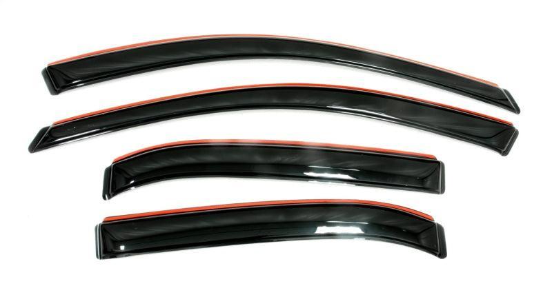 AVS 16-18 Honda Pilot Ventvisor In-Channel Front & Rear Window Deflectors 4pc - Smoke AVS Wind Deflectors AXOPROS