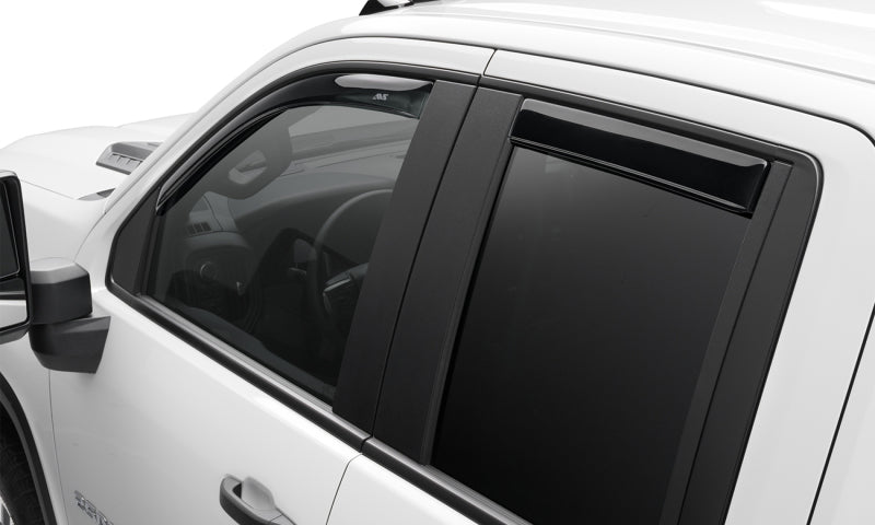 AVS 17-22 Mazda CX-5 In-Channel Ventvisor Front & Rear Window Deflectors 4pc - Smoke AVS Wind Deflectors AXOPROS