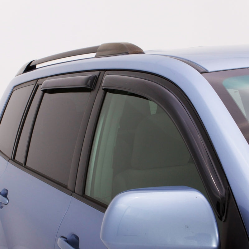 AVS 20-21 Toyota Highlander Ventvisor Outside Mount Deflectors 4pc - Smoke AVS Wind Deflectors AXOPROS