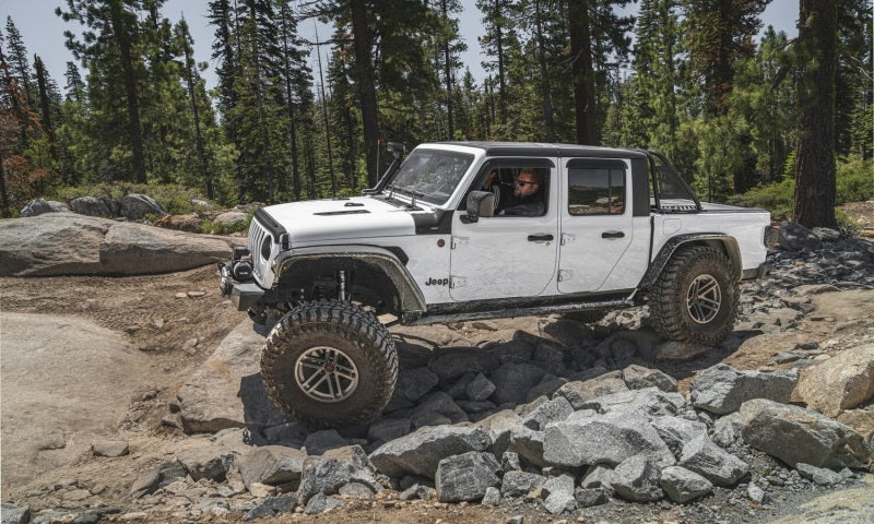 AVS 2018 Jeep Wrangler Unlimited (4-Door) Ventvisor Outside Mount Window Deflectors 4pc - Smoke AVS Wind Deflectors AXOPROS