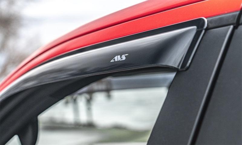 AVS 2019 Chevrolet Silverado 1500 Crew Cab Pickup Ventvisor Outside Mount 4pc - Smoke AVS Wind Deflectors AXOPROS