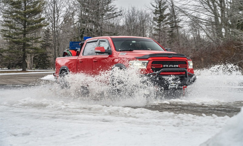 AVS 2019 GMC 1500 Extended Cab Ventvisor Outside Mount Window Deflectors 4pc - Smoke AVS Wind Deflectors AXOPROS