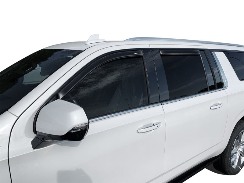AVS 2021 GM Tahoe/Yukon/Escalade Ventvisor In-Channel Window Deflectors 4pc - Smoke AVS Wind Deflectors AXOPROS