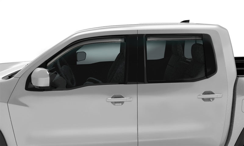AVS 2022 Nissan Frontier Crew Cab Ventvisor In-Channel Window Deflectors - 4pc - Smoke AVS Wind Deflectors AXOPROS