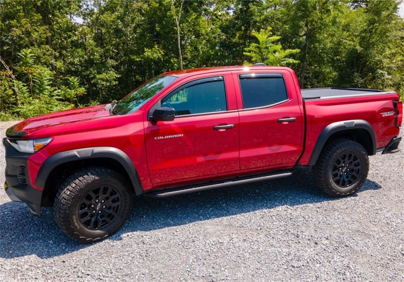 AVS 2023 Chevrolet Colorado Ventvisor Low Profile Deflectors 4pc - Smoke AVS Wind Deflectors AXOPROS