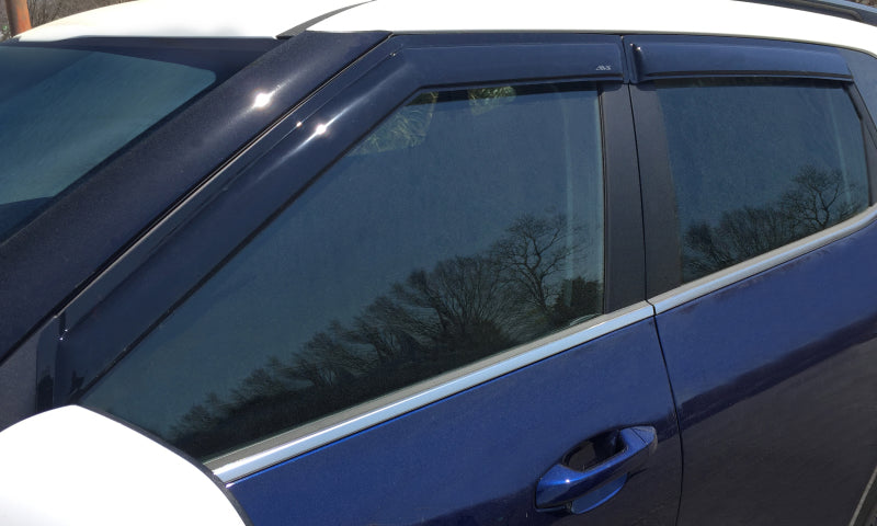 AVS 21-22 Kia Seltos Ventvisor Outside Mount Window Deflectors 4pc - Smoke AVS Wind Deflectors AXOPROS