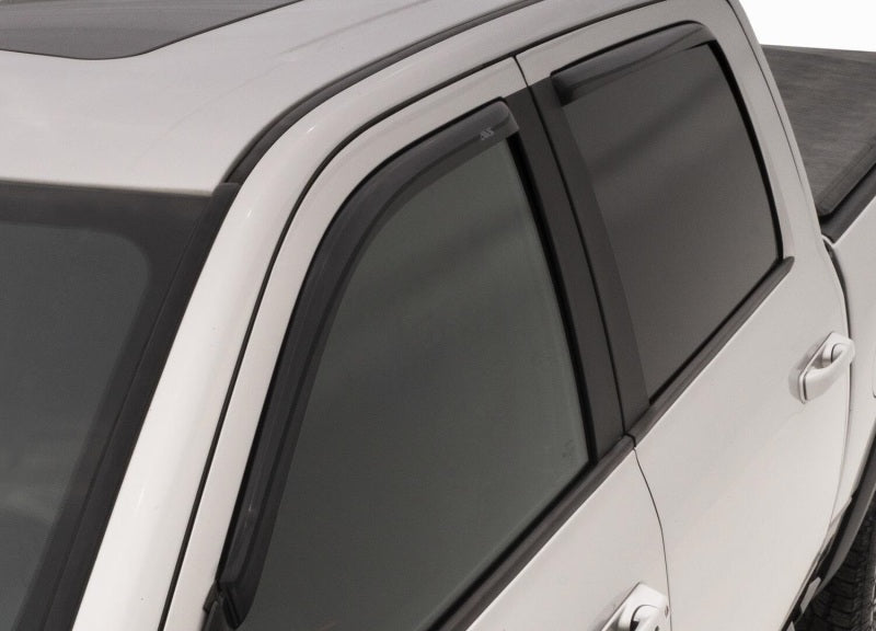 AVS 21-23 Jeep Grand Cherokee L Ventvisor Front & Rear Window Deflectors 4pc - Smoke AVS Wind Deflectors AXOPROS