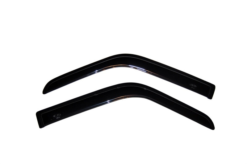AVS 87-96 Dodge Dakota Ventvisor Outside Mount Window Deflectors 2pc - Smoke AVS Wind Deflectors AXOPROS