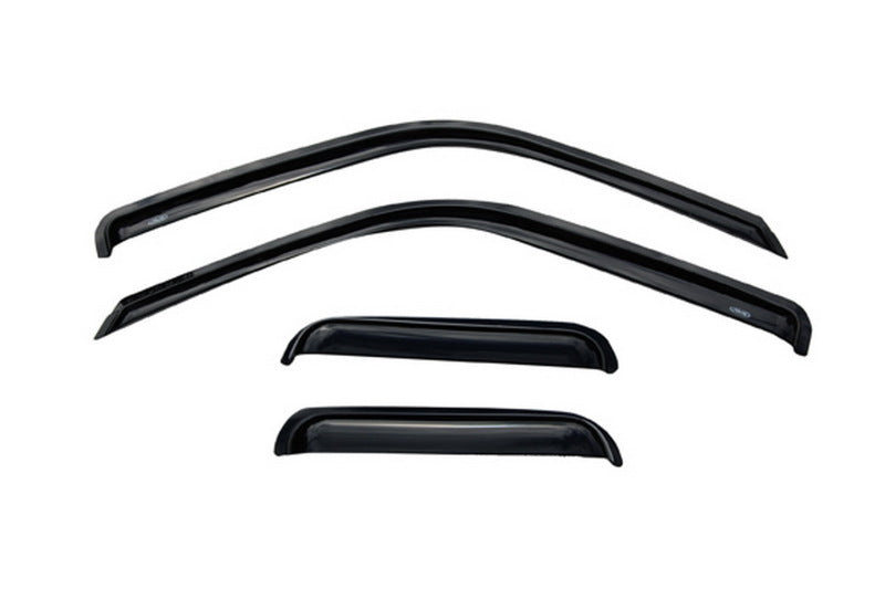 AVS 88-99 Chevy CK Ext. Cab Ventvisor Outside Mount Window Deflectors 4pc - Smoke AVS Wind Deflectors AXOPROS