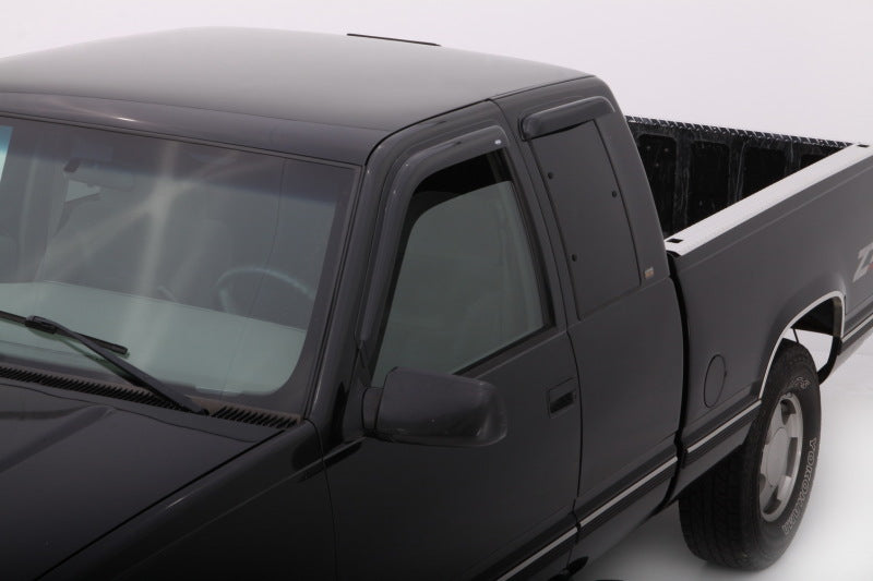 AVS 88-99 Chevy CK Ext. Cab Ventvisor Outside Mount Window Deflectors 4pc - Smoke AVS Wind Deflectors AXOPROS