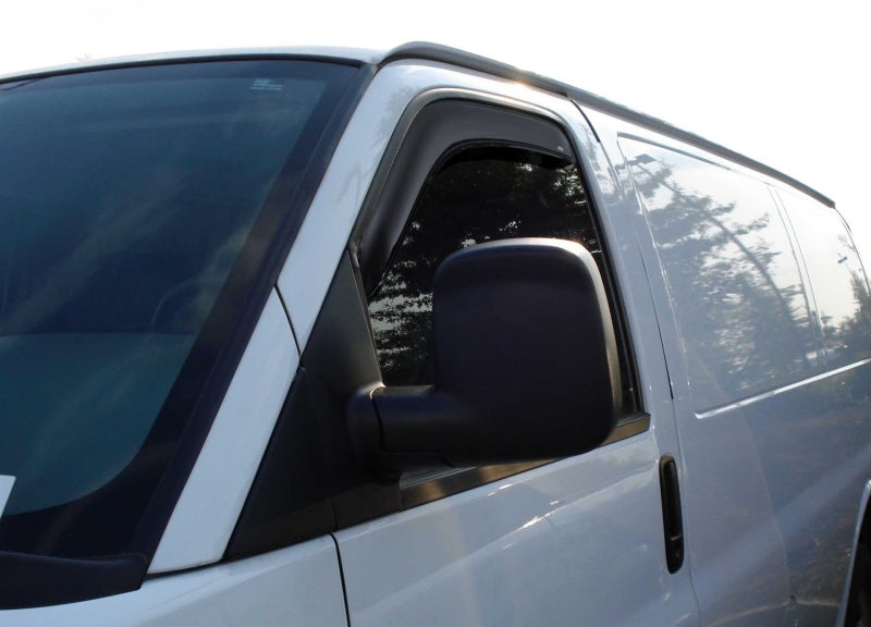 AVS 97-06 Jeep Wrangler Ventvisor In-Channel Window Deflectors 2pc - Smoke AVS Wind Deflectors AXOPROS