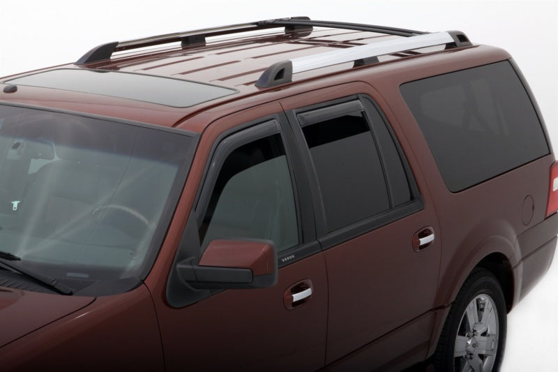 AVS 98-18 Lincoln Navigator Ventvisor In-Channel Front & Rear Window Deflectors 4pc - Smoke AVS Wind Deflectors AXOPROS